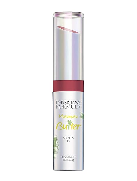 PHYSICIANS FORMULA MURUMURU BUTTER LIP CREAM, LIP BALM, LIP MOISTURIZER AND CONDITIONER FOR DRY LIPS. FRAGRANCE FREE, ALCOHOL FREE INTENSIVE LIP MASK AND LIP THERAPY SKIN CARE, PINKINI