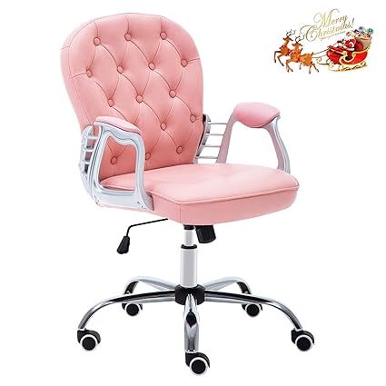 girls pink desk chair
