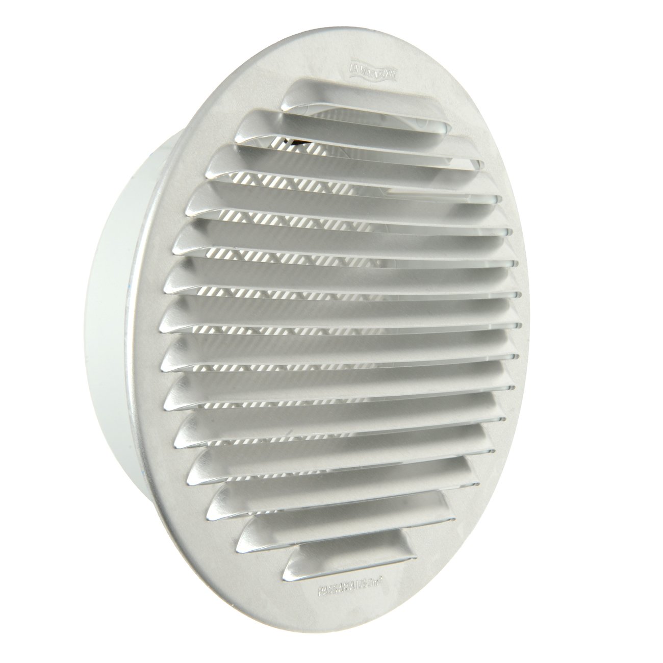 The gtap140r-y Ventilation Grill Round Recessed, Aluminium, 175 mm