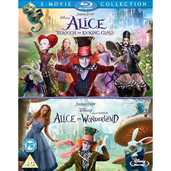 Amazon.com: Alice 1 & 2 [Blu-ray] [Region Free] : Johnny Depp, Mia