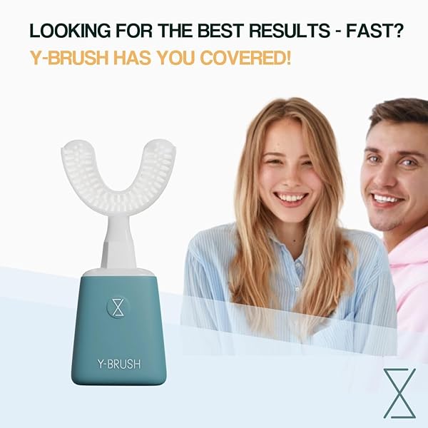 Y-BRUSH NEW 2025 ESSENTIAL – SONIC ELECTRIC TOOTHBRUSH – 3 MONTHS BATTERY LIFE WITH USB-C – 2 BRUSHING MODES – CLINICALLY PROVEN – ADULT
