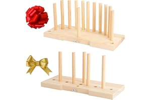 AILGELY Wooden Wreath Bow Maker sturdy Portable Bow Tie Machine (Beige)