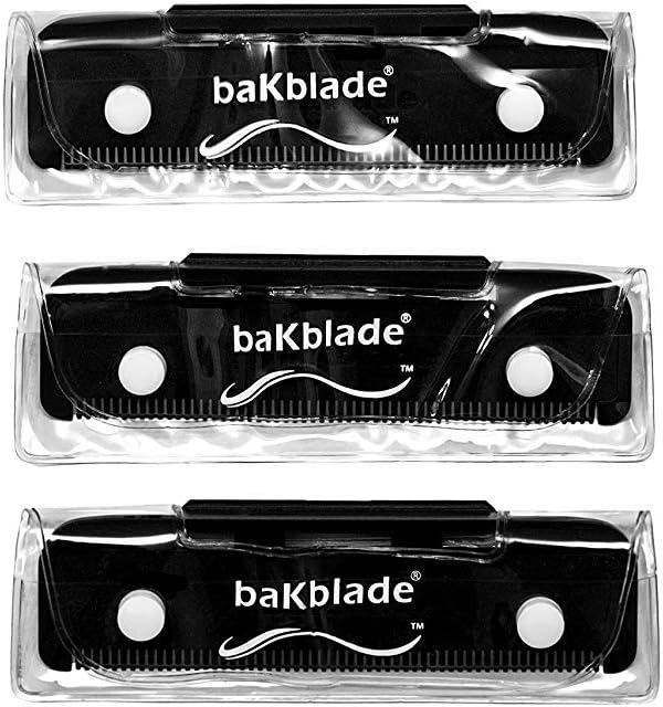 BaKblade Bigmouth Do-It-Yourself Back Shaver Substitute - Set of 3 Pieces