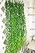 6 Bunches Green Artificial Silk Hanging Vine Plant Willow Leaves for Home Garden Outdoor Wall Decoration