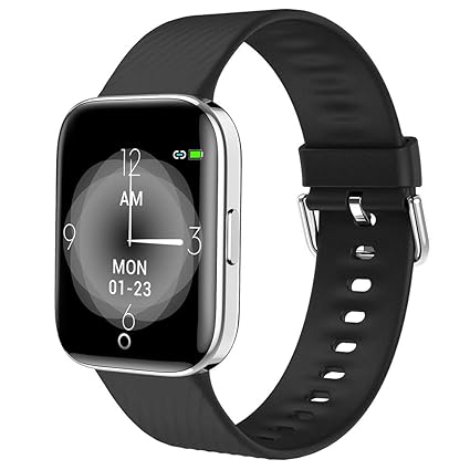 maxtop Smart Watch with Curved Screen - Waterproof Health Watch for Android/iOS Phone with All Day Heart Rate Monitoring and Alarm, Sleep Mornitoring ...