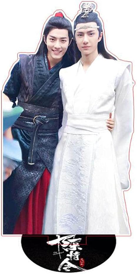 Amazon Co Jp Hsunny 新品 陳情令 シリーズ 魔道祖師 アクリルスタンド 藍忘機 魏無羨 アクリルスタンド 王一博 肖戦萌 グッズ かっこいい 漫画 可愛い デコレーション 置物 プレゼント ホビー