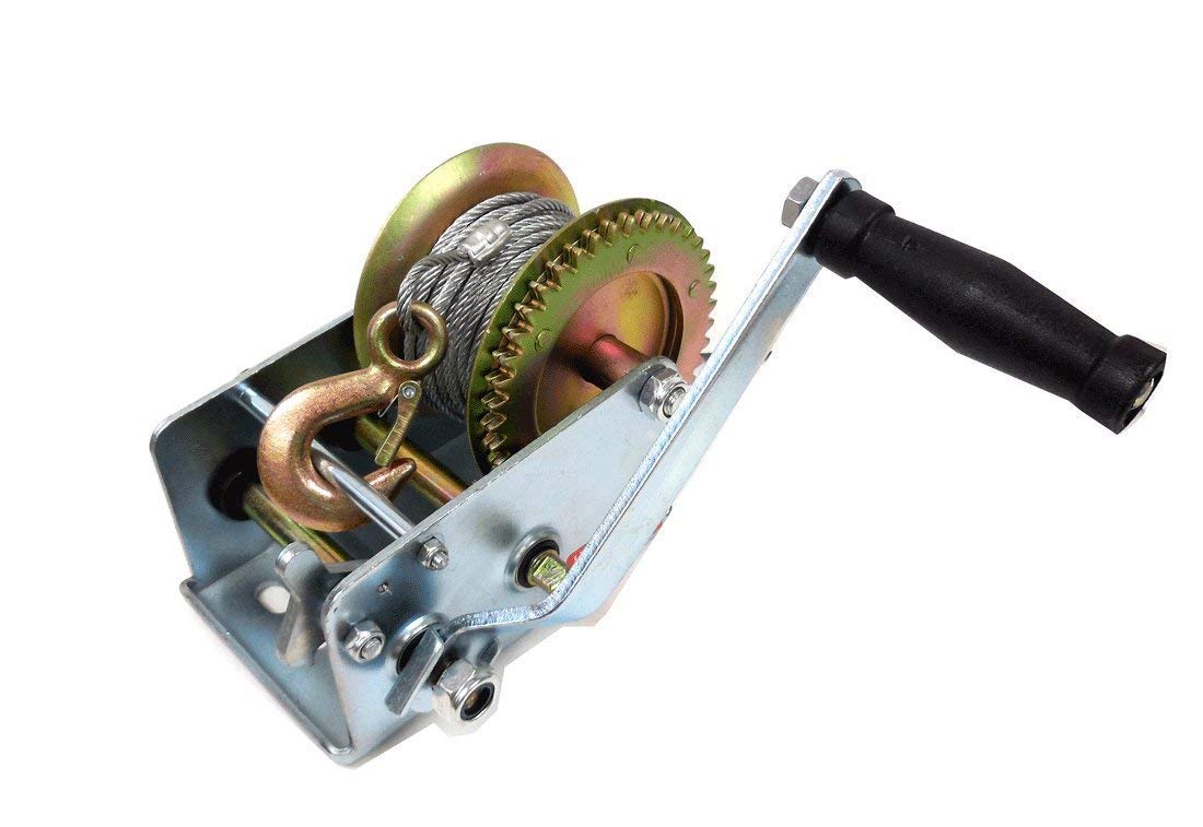 Breewell 1200 LB (545 kg) Gear Winch for Boat Truck Car Trailer ATV