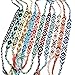 RIMOBUL Nepal Style Woven Friendship Bracelets - 12 pack - Earth
