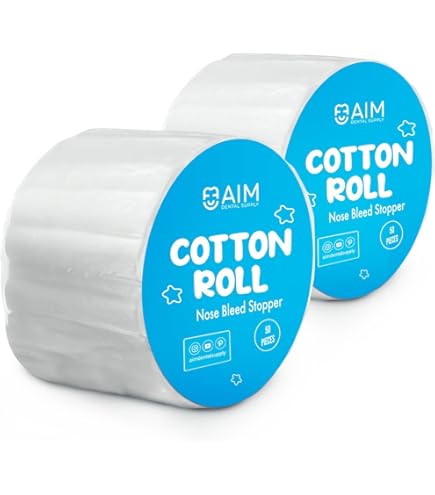 100% Pure Cotton Dental Cotton Roll Uses Rolled Dental Gauze Nose Plugs For Nosebleeds 1702452078569 2 - View #3