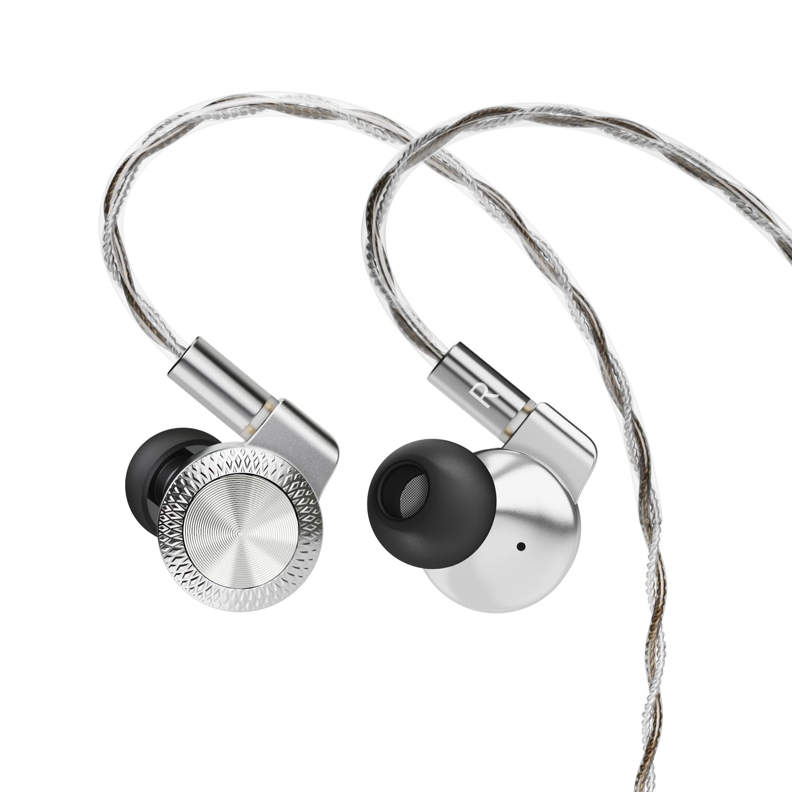 Photo 1 of ARTTI T10 Pro in-Ear Monitor, Dual Magnetic Circuit 14.2mm Planner Driver HiFi IEM Earphones, Wired Gaming Earbud with Full Metal Housing, Detachable OFC Cable for Singer Musician Audiophile(Silver)