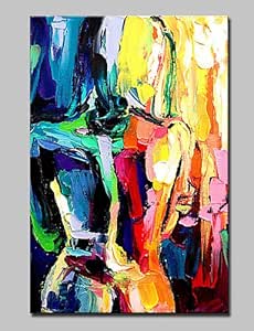 FMY abstracto Mujer desnuda Pintura al óleo sobre lona arte de pared