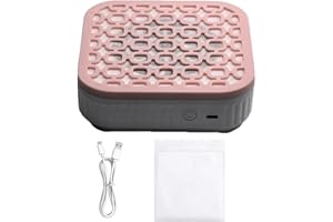 Nail Dust Collector | 5500 RPM Extractor with Filter - 2 Modes Silent Rechargeable and Powerful Manicure | for Gel Beginner, 