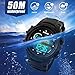 Men's Digital Sports Watch, Aposon Boys Military Electronic Waterproof Watches Outdoor Cool Army Casual Wrist Watch Athletic Running Alarm Stopwatch with Silicone Rubber Band - Black