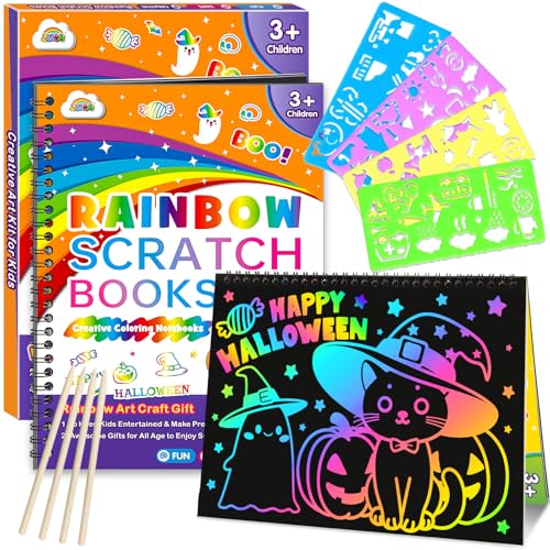ZMLM Scratch Paper Art Craft Rainbow Scratch