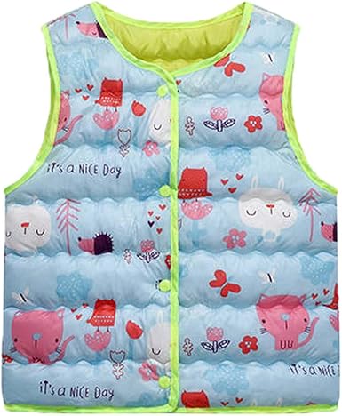 2 7 Ans Enfants Bébé Fille Gilet Veste Enfants Sans Manches