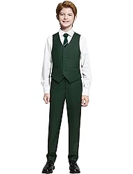 Marvelous World Boys Suits Green Slim Fit Size 5