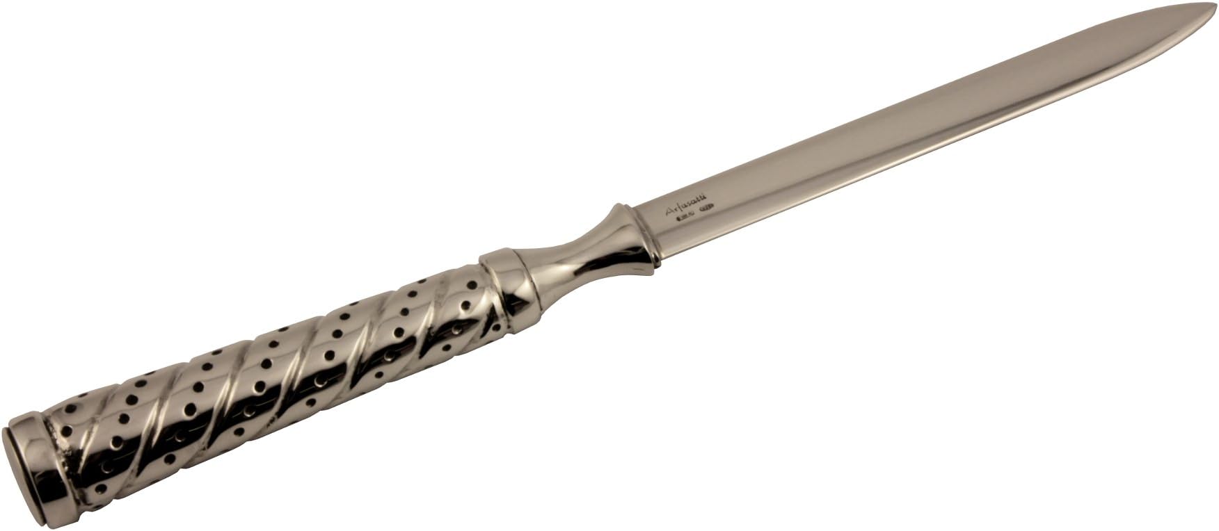 Arfasatti Sterling Silver 925 Letter Opener Golf Handle Handmade in Italy