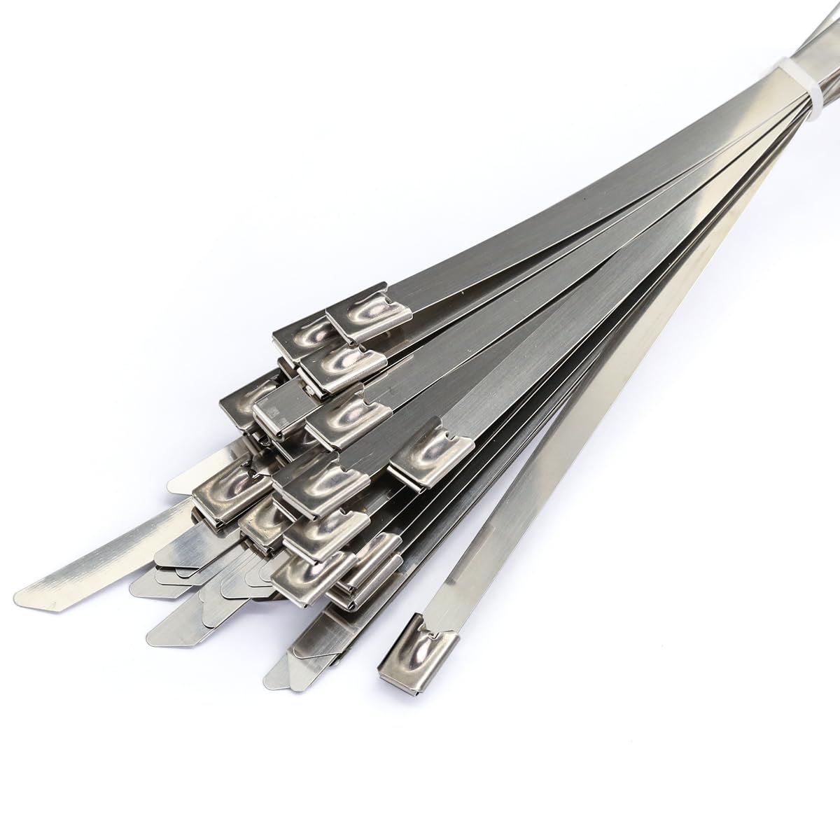 MgcTolBox Stainless Steel Cable Ties 31.5", Metal Zip Ties | 800 x 7.9mm | 20 Pcs