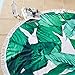 Great Bay Home Round Beach Towel with Palm Trees. 60