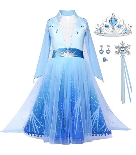 elsa frozen 2 blue dress Frozen 2 Elsa Light Blue With Tassel Cosplay Costume