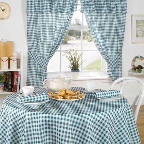 Emma Barclay Molly Gingham Check Tablecloth, Green, 52 x 52 Inch by Emma Barclay
