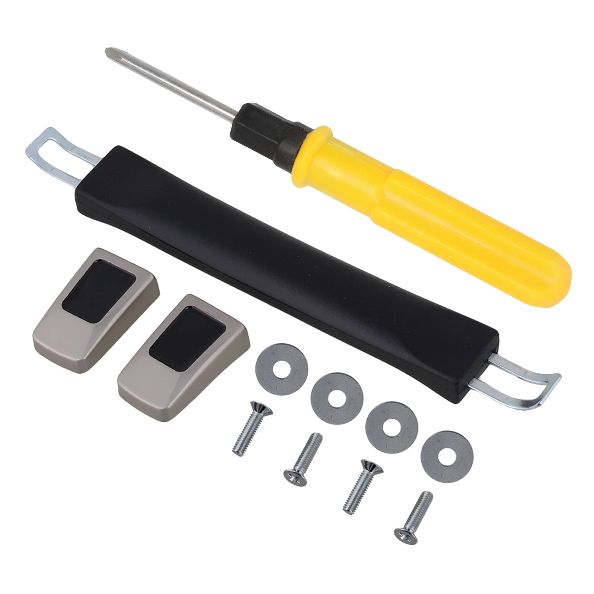 Luggage Case Handle Grip for Suitcase with Metal End Cap and Screwdriver (B014)