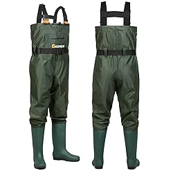 GIEESHIELD Waterproof Bootfoot Chest Waders for Men