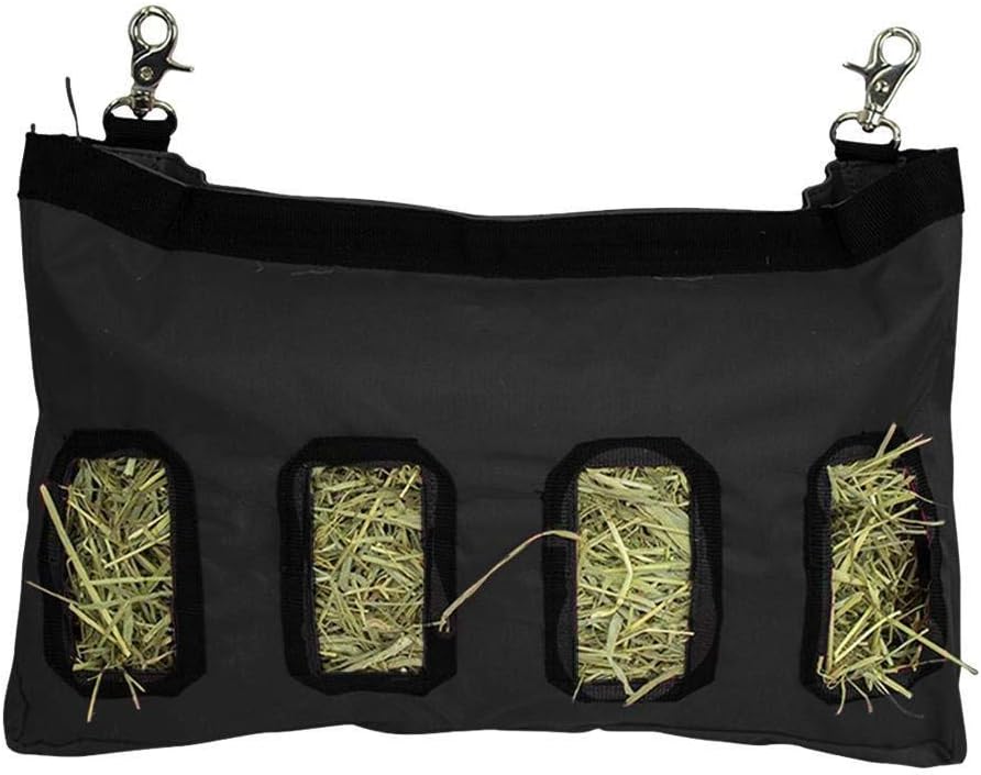 Diercosy Hay Bag Hanging Feeder Sack Holder Feeding Rabbit Guinea