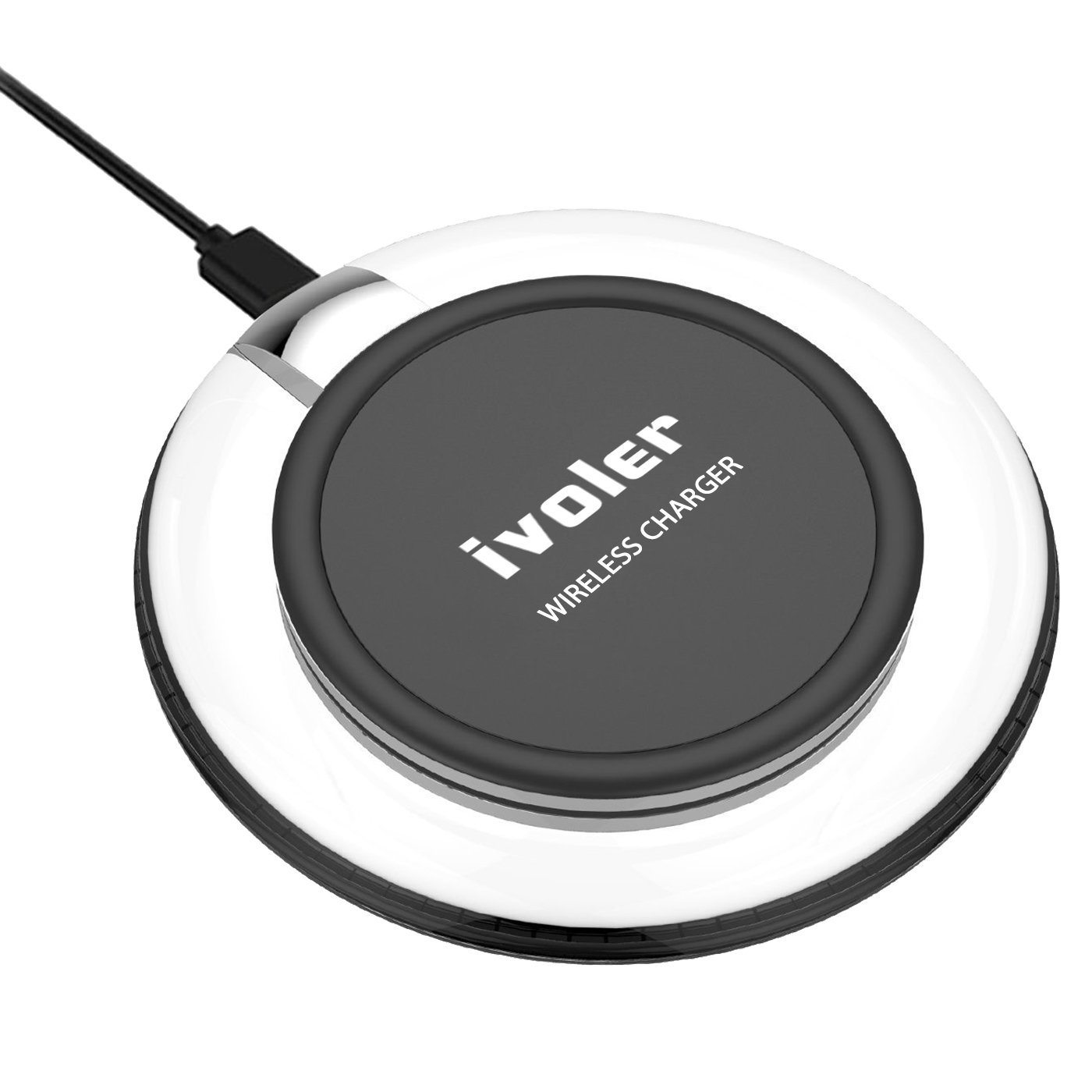iPhone X  Plus Cargador Inalámbrico iVoler Tecnología Qi Mini Pad de
