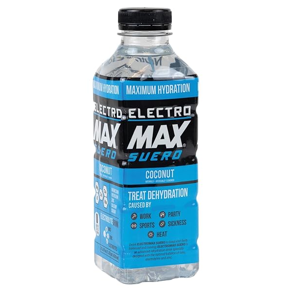 ELECTROMAX SUERO, COCONUT ELECTROLYTE DRINK, 21.3 FL OZ