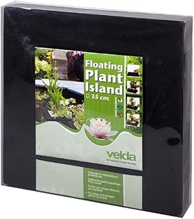 Velda 127579 Treibende Pflanzinsel für den Teich, 35 cm, Eckig, Floating Plant Island