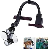 ZEOPLE Dental Surgical Loupes 2.5X Magnifier Headlight 5W LED Working Distance view 6