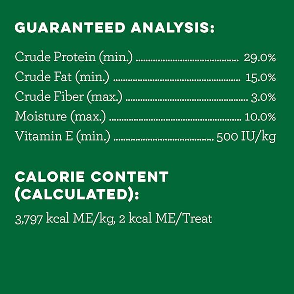 GREENIES SMARTBITES IMMUNE SUPPORT CRUNCHY & SOFT DOG TREATS, CHICKEN FLAVOR, 28 OZ.