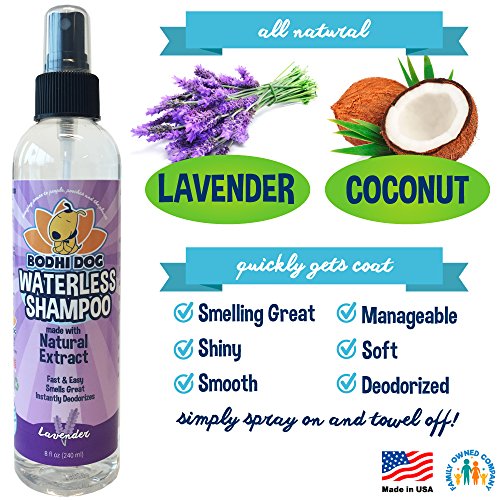 New Waterless Dog Shampoo All Natural Dry Shampoo for Dogs or Cats No