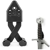 Mythrojan Metal Single Sword Wall Mount - 3 Inch Vertical Sword Display Hanger, Adjustable Multifunctional Wall Rack for Sword, Axe &amp; Knives, Decorative Wall Decor (Small)