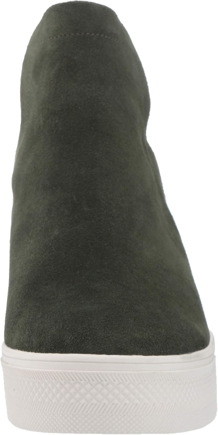 wrangle suede platform wedge sneakers