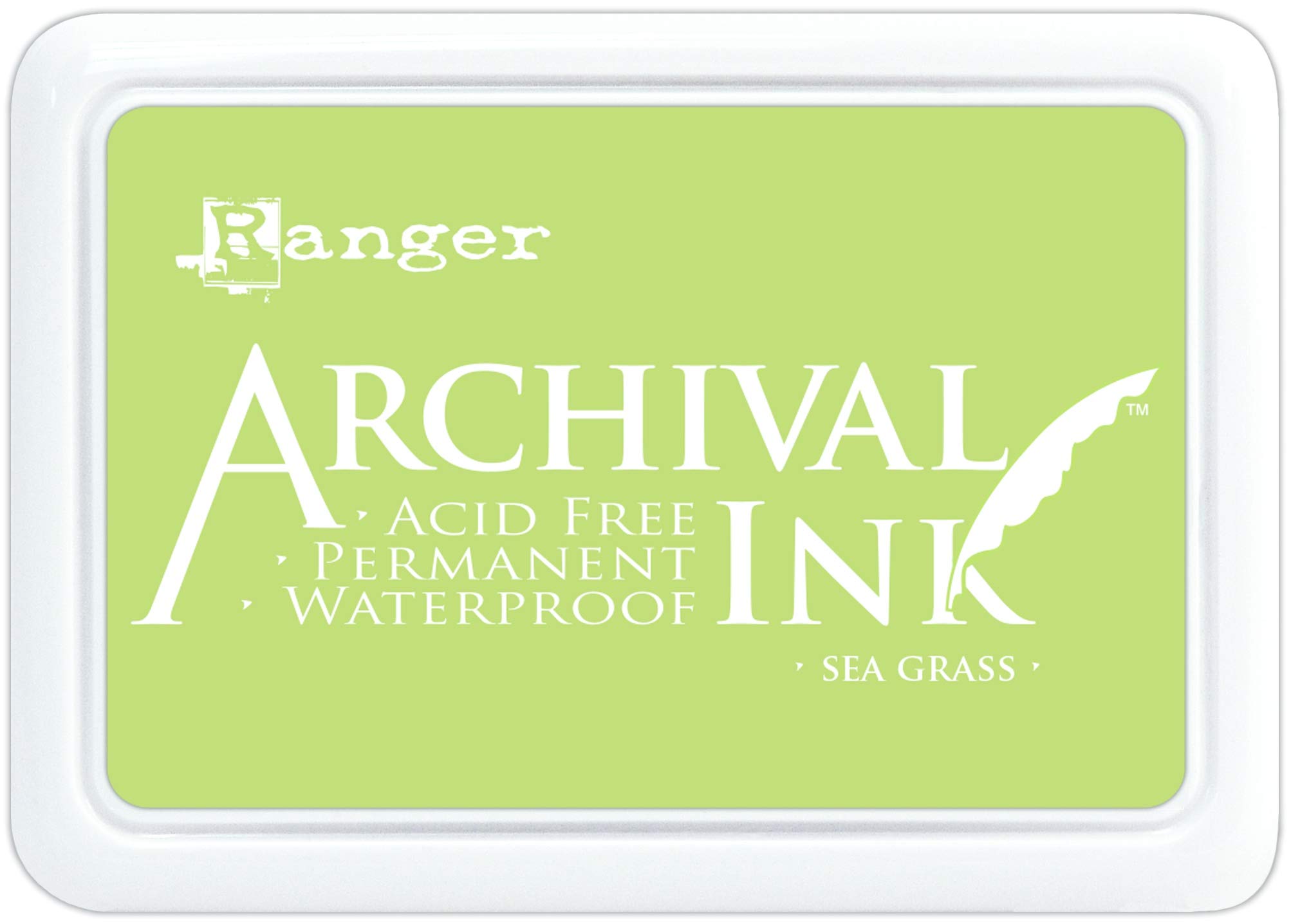 RANGER INDUSTRIES Ranger-Archival Ink Pads-Sea Grass, 2 x 3 inches