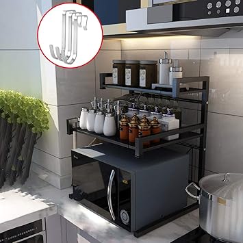 ZMW 3 niveles Soporte para Microondas,Metal Encimera Estante ...