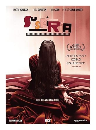 Kino A Wiat Suspiria Dvd Inglese Audio Amazon It Chloaĺ Grace Moretz Dakota Johnson Tilda Swinton Mia Goth Jessica Harper Renaĺ E Soutendijk Angela Winkler Sylvie Testud Ingrid Caven Malgorzata Bela Luca Guadagnino Film
