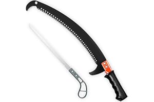 LOZHGO Black Pole Purner Saw Head for Tree Trimming Gardening Hand Pole Saw - Precision Pole Handsaw, Landscape Pole Pruning Saws Heavy Duty Pole Saw for Tree Trimming Branches