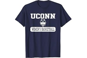 Elite Authentics Connecticut Huskies Women's Basketball T-Shirt, Blue, Small, Short Sleeve, Crew Neck, Classic Fit