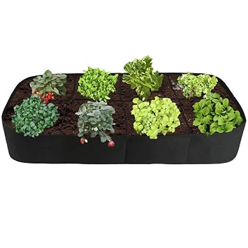 GoodFaith - Bolsa de Tela para Maceta de jardín con 8 Rejillas ...