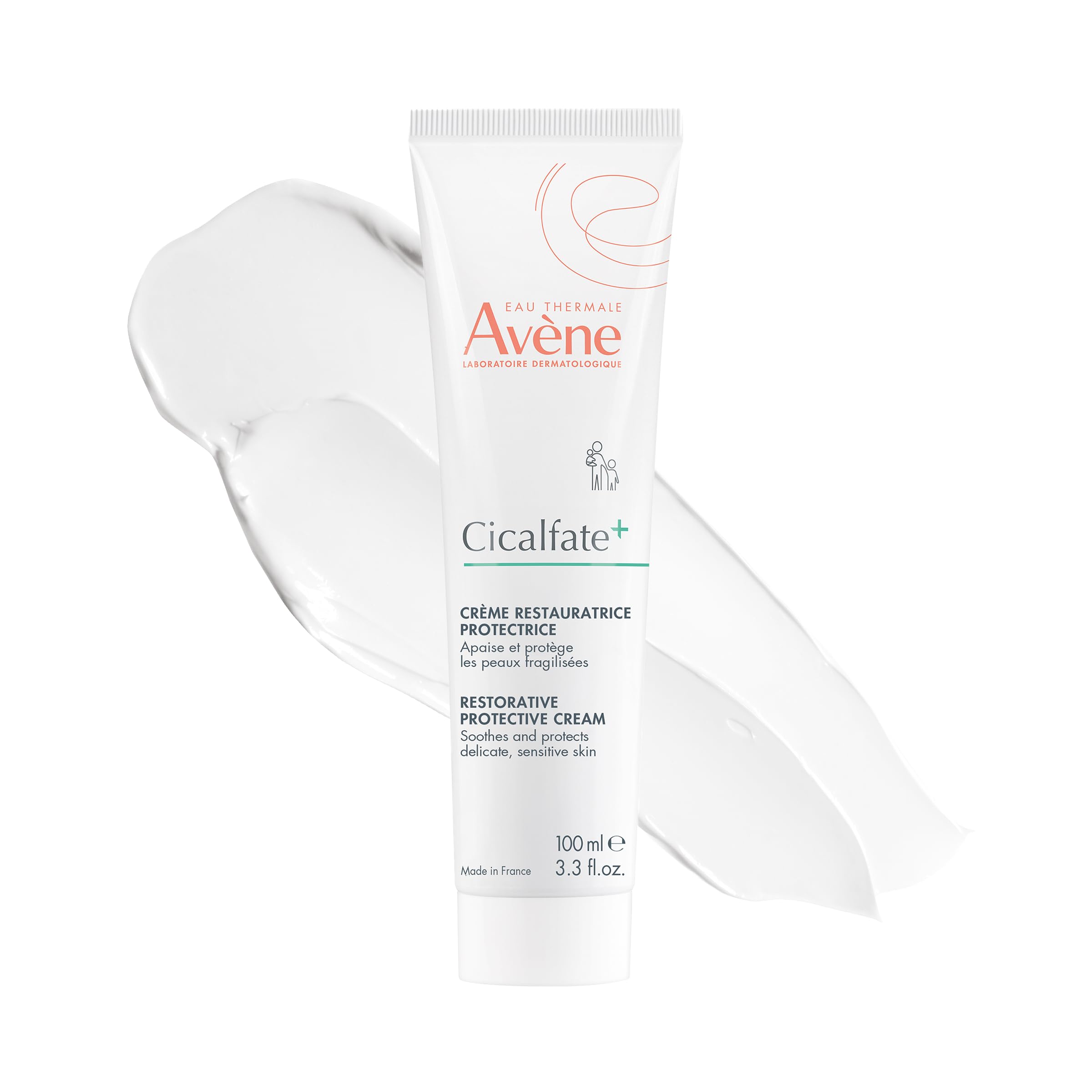 Photo 1 of Avène Cicalfate+ Restorative Protective Cream, Face Moisturizer, face cream for sensitive skin, helps restore skin barrier, restorative cream, safe for infants, children and adults, 3.3 Fl Oz