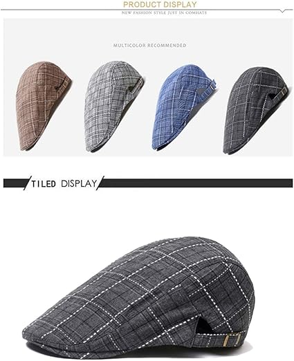 Jiatwhfhsa Hommes Coton Reglable Gavroche Chapeaux Canard Bec Chapeau Conduite Cap Beret Irlandais Gavroche Casquette Casquette Plate Homme Ete Automne Bleu Marine Amazon Fr Vetements Et Accessoires