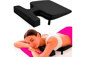 EASY SPA Medical Breast Pillow for Larger Bust Sizes(AA-C+) - Wedge Cushion for Post-Surgery, Mastectomy Aid Prone Therapy Cu
