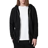 AllSaints mens Raven Zip Hoody