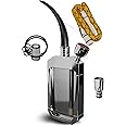 M. ROSENFELD Mini Hookah Set With Everything - Modern Silver Hookah - Portable Hookah Set For Car - Small Hookah Set For Travel - Pocket Mini Hookah - Personal Hookah To Go by M. ROSENFELD