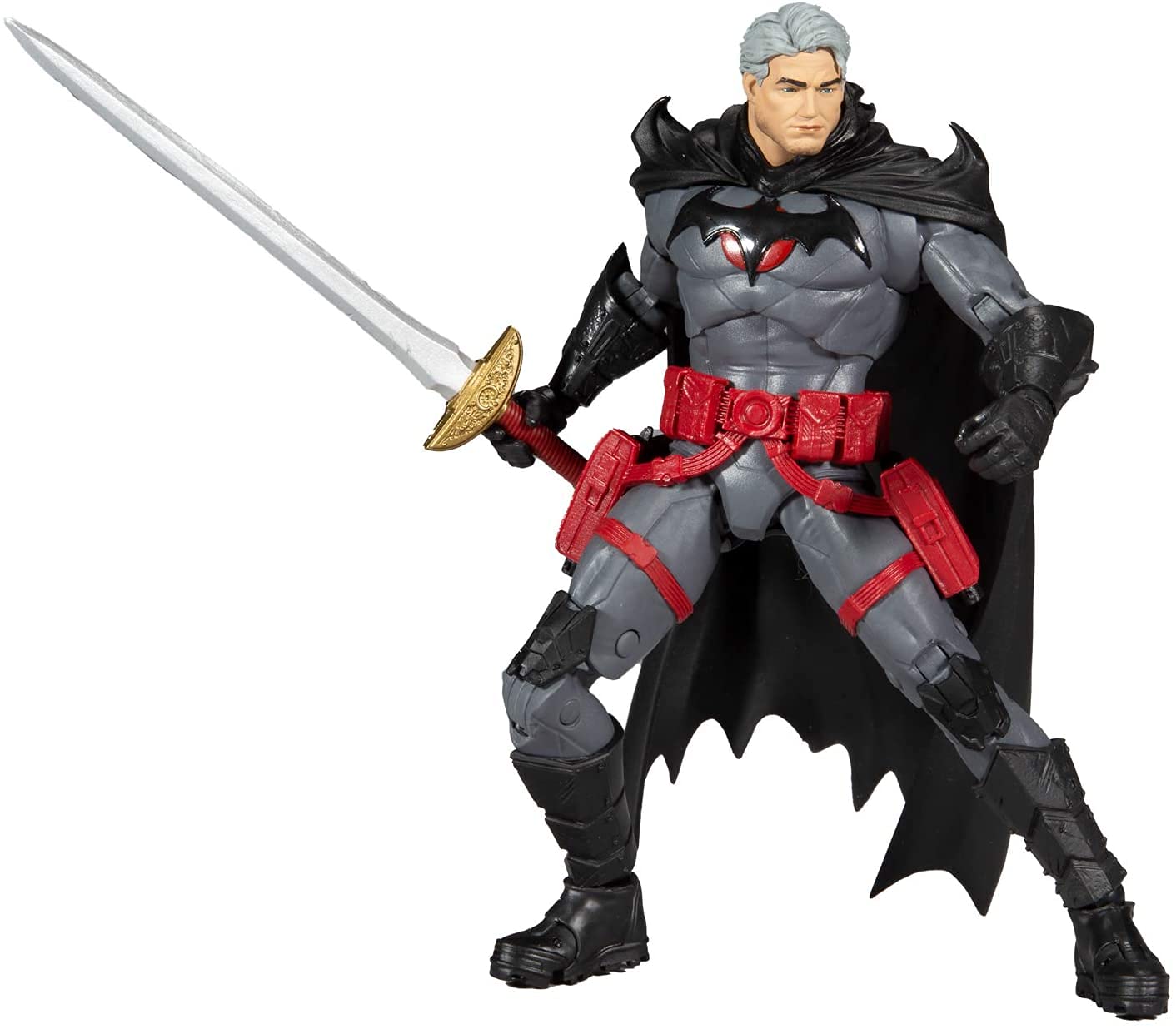 McFarlane 15018-6 Toys DC Multiverse 7in-Thomas Wayne Flashpoint Batman, Multicolor