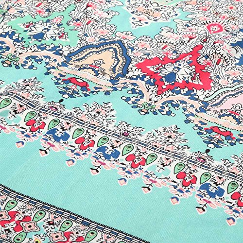 6 Womens+Casual+Floral+Sleeve+Button