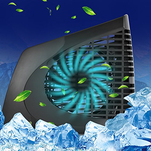 Richer-R Mini Cooling Fan Cooler, Cooling Fan Side Heat Exhauster USB Cooler for Microsoft Xbox 360 Slim Console - Thumbnail 2